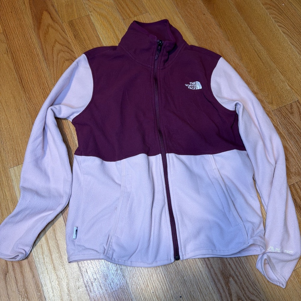 The North Face Women's Glacier Fleece Jacket, Mauve/Midnight Mauve, Small,USED